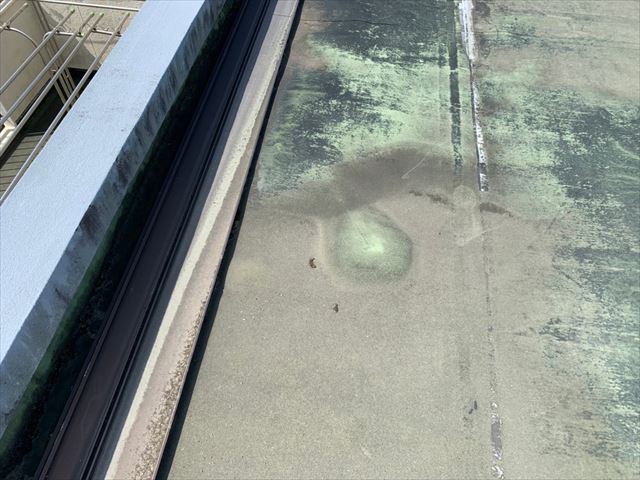 シート防水の膨れ